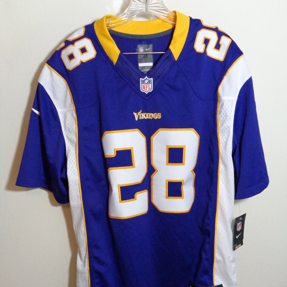 NOS New NFL On Field Adrian Peterson 28 Jersey XL